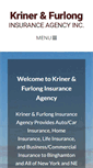 Mobile Screenshot of kfinsagency.com
